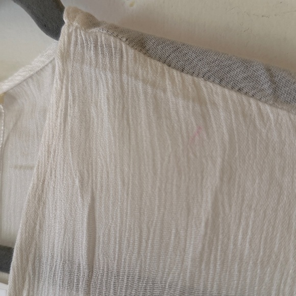 White Short Sleeve Maxi Cover Up - Picture 3 of 5